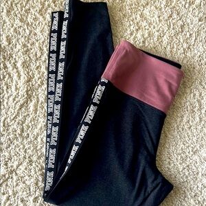 VS Pink Leggings 🩷Yoga Logo